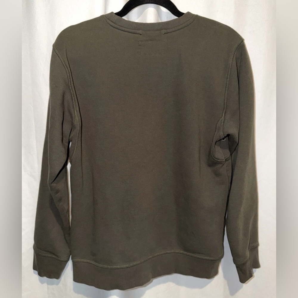 REI CO-OP 80th Anniversary Staff Edition Crewneck Sweatshirt Army Green Small S - Picture 7 of 8